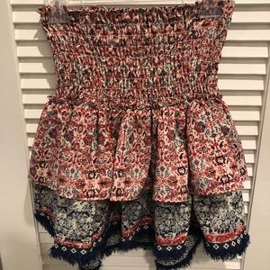 Misa Los Angeles Red, White & Blue Skirt — Size M